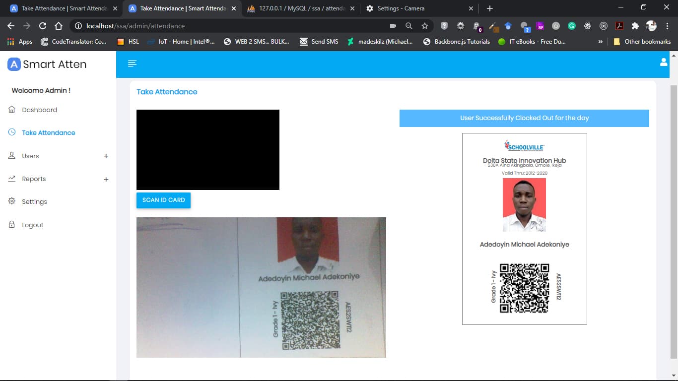 QR Secured Sign-in System