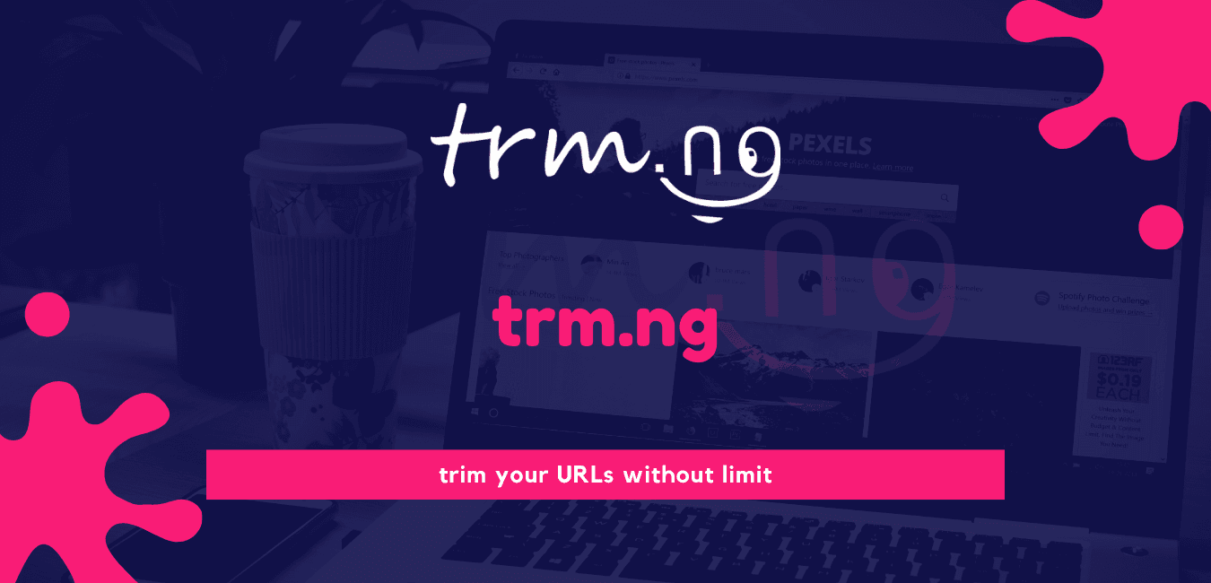 trm.ng URL trimming service, Prima trimmer Africa.